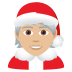 🧑🏼‍🎄 mx claus: medium-light skin tone display on JoyPixels